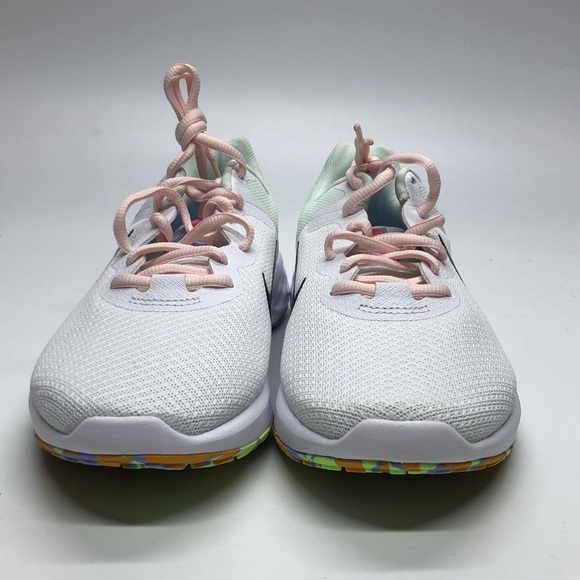 Women’s Nike Revolution 6 NN PRM White/Black/Multi colored DO9475-100 USED SZ 8 - Picture 3 of 11